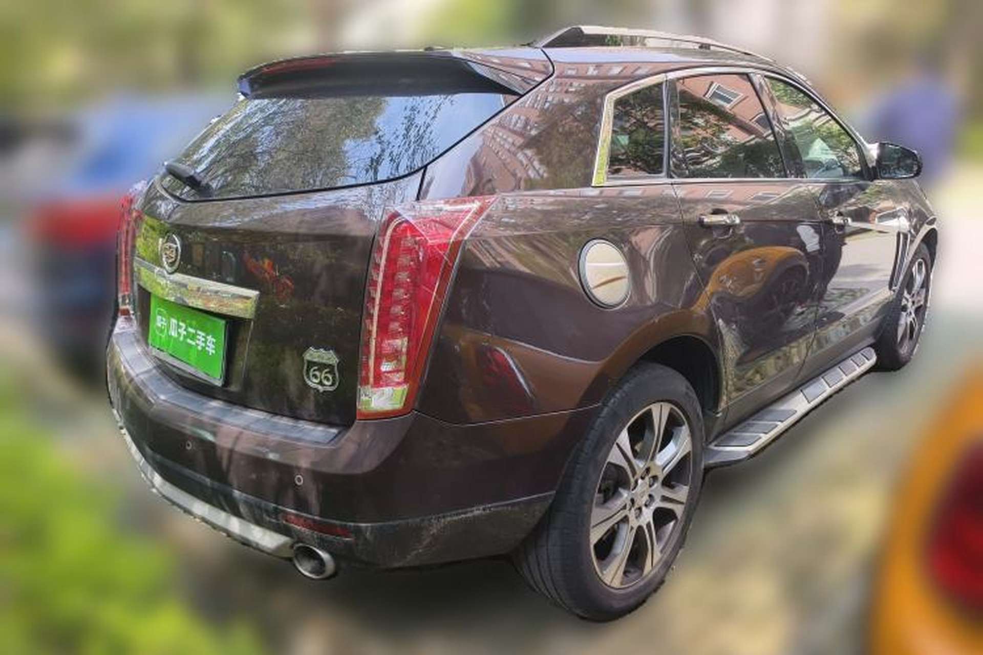 Used Cadillac SRX 2014 3.0L Leading Model Rear Right 45 Deg