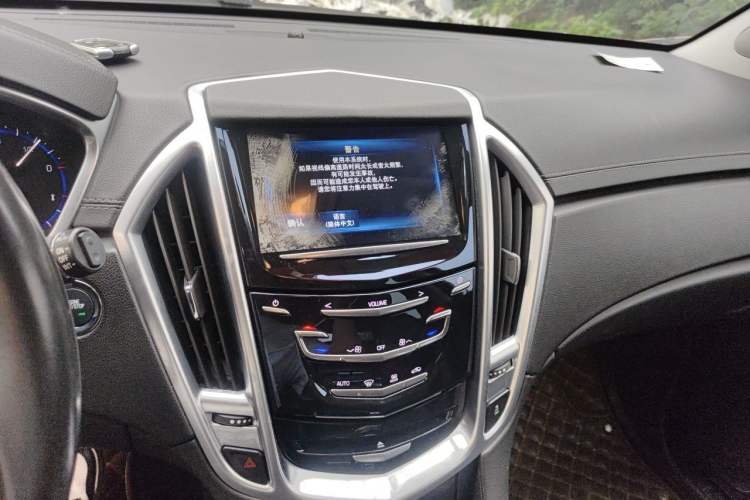 Used Cadillac SRX 2014 3.0L Comfort Model Audio And AC Panel