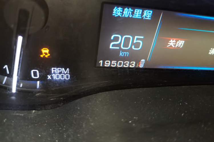 Used Cadillac SRX 2014 3.0L Leading Model Odometer Close Up