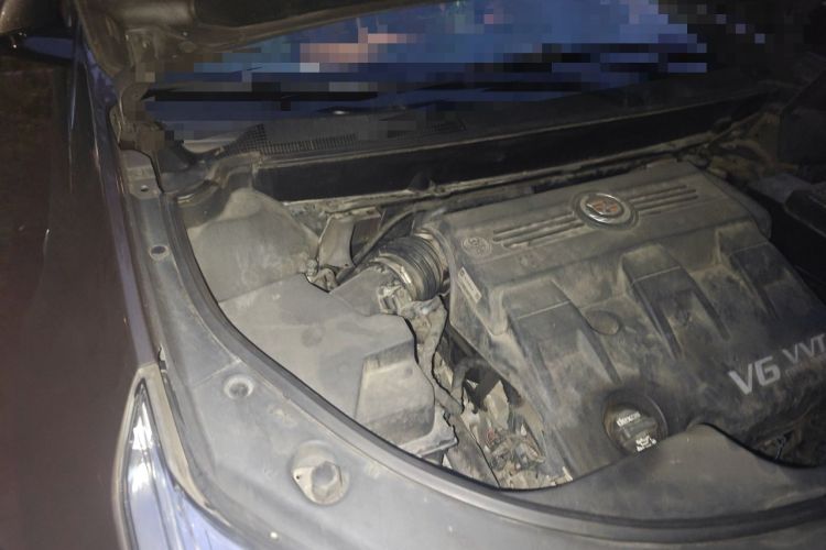 Used Cadillac SRX 2014 3.0L Elite Model Engine Bay Right