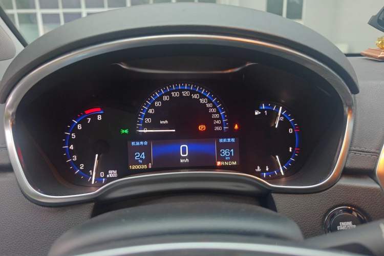 Used Cadillac SRX 2014 3.0L Elite Model Instrument Cluster