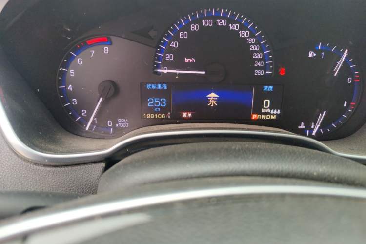 Used Cadillac SRX 2014 3.0L Flagship Model Odometer Close Up