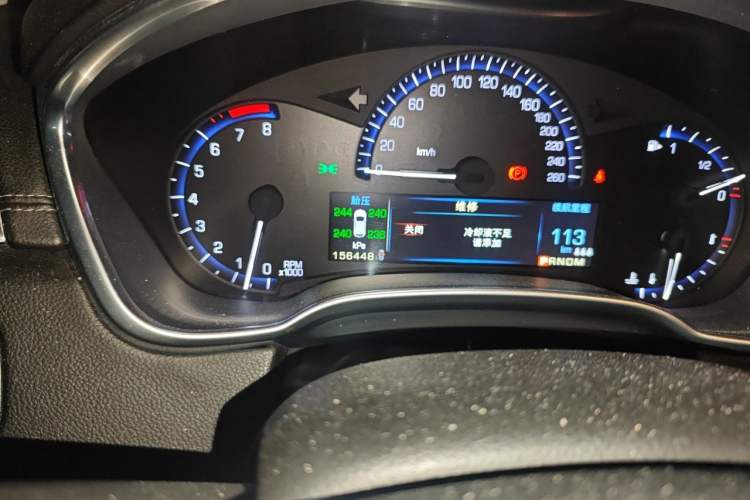 Used Cadillac SRX 2014 3.0L Luxury Model Odometer Close Up