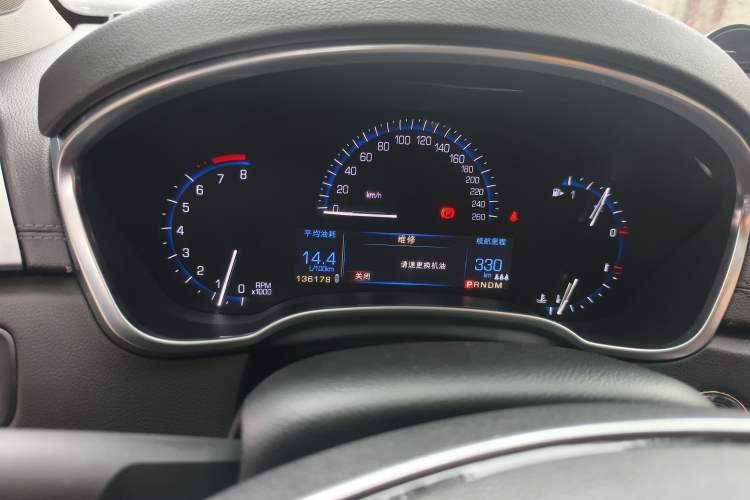 Used Cadillac SRX 2014 3.0L Elite Model Instrument Cluster