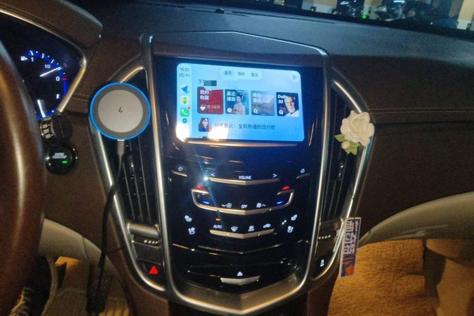 Used Cadillac SRX 2014 3.6L Flagship Model Audio And AC Panel