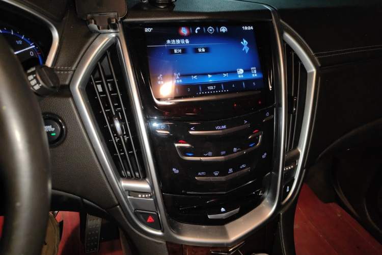 Used Cadillac SRX 2014 3.0L Luxury Model Audio And AC Panel