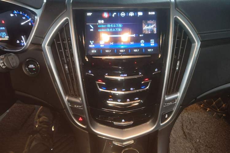 Used Cadillac SRX 2014 3.0L Comfort Model Audio And AC Panel