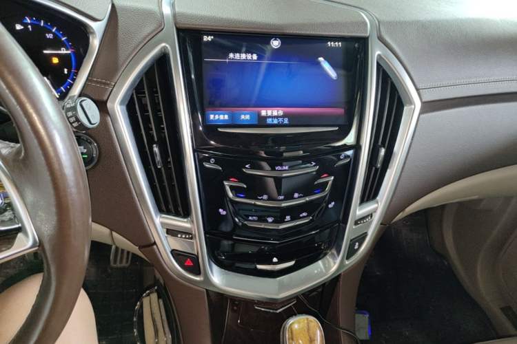 Used Cadillac SRX 2014 3.0L Elite Model Audio And AC Panel