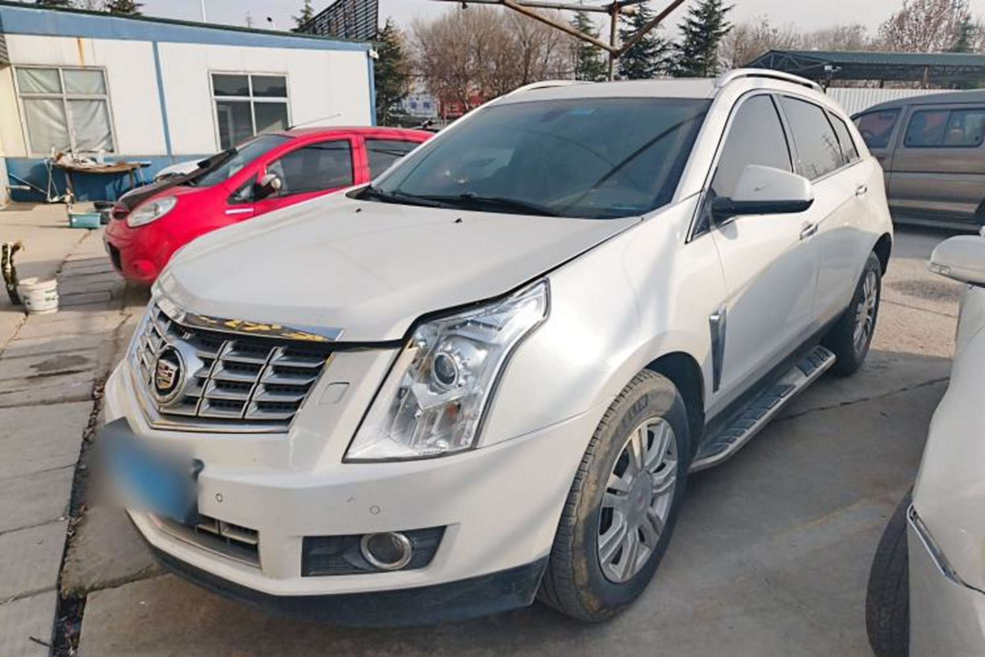 Used Cadillac SRX 2014 3.0L Elite Model Front Left 45 Deg