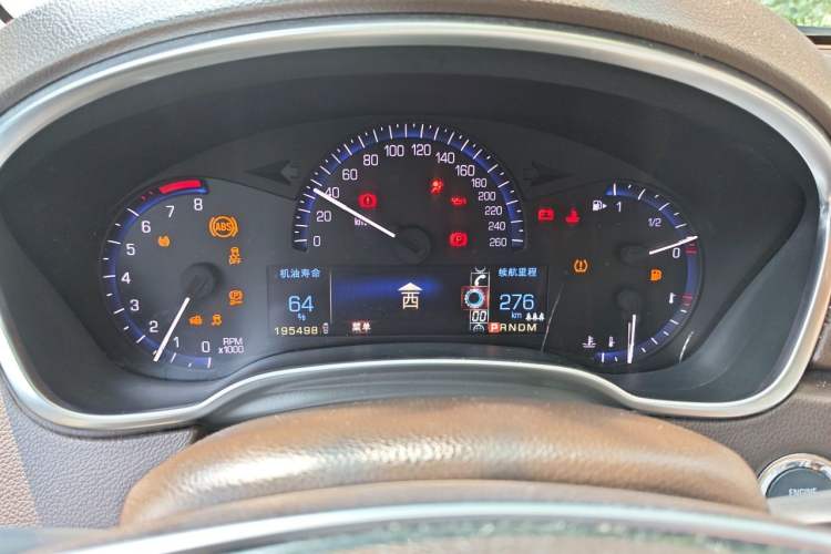 Used Cadillac SRX 2014 3.0L Elite Model Instrument Cluster