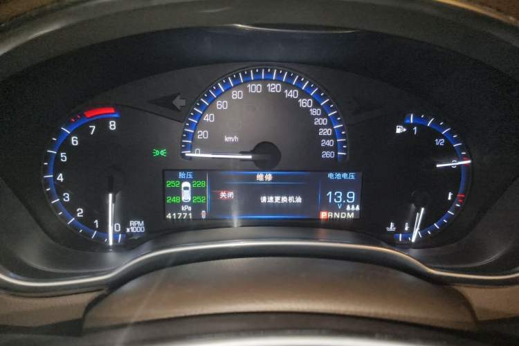 Used Cadillac SRX 2014 3.0L Elite Model Instrument Cluster