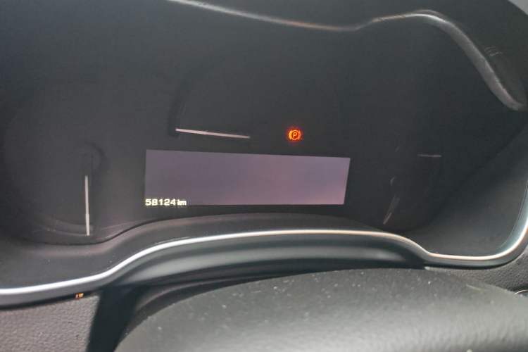 Used Cadillac SRX 2014 3.0L Elite Model Odometer Close Up