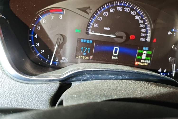 Used Cadillac SRX 2014 3.0L Leading Model Odometer Close Up