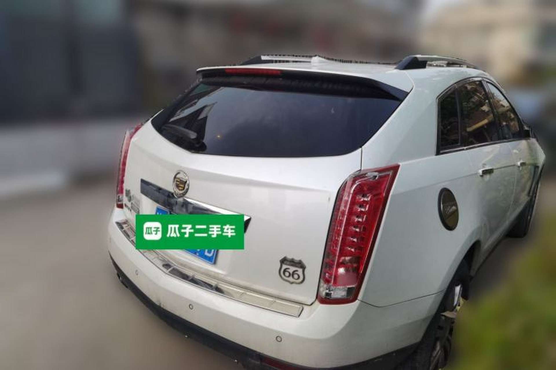Used Cadillac SRX 2014 3.0L Elite Model Rear Right 45 Deg