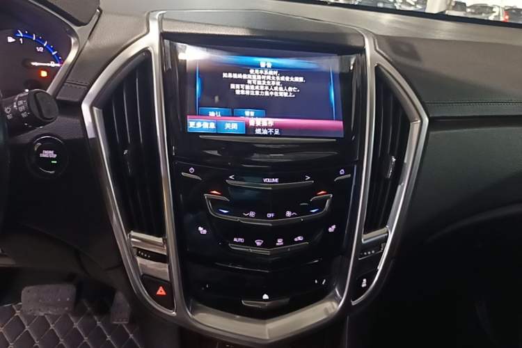 Used Cadillac SRX 2015 3.0L Elite Model Audio And AC Panel