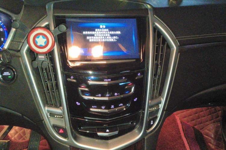 Used Cadillac SRX 2015 3.0L Elite Model Audio And AC Panel
