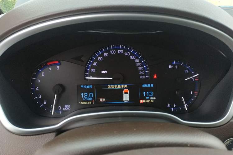 Used Cadillac SRX 2015 3.0L Elite Model Instrument Cluster