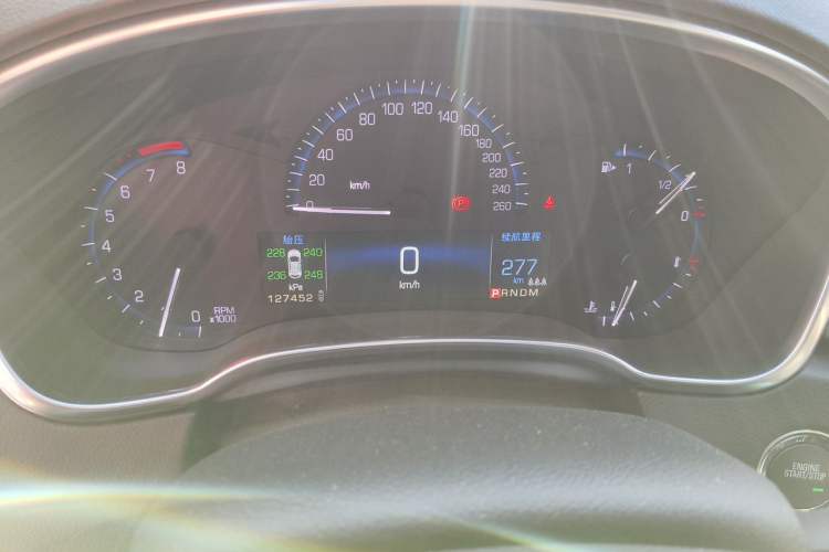 Used Cadillac SRX 2015 3.0L Elite Model Instrument Cluster
