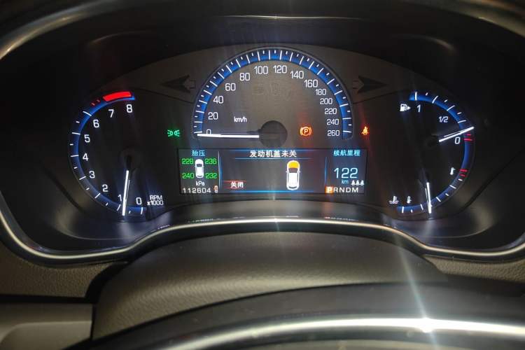 Used Cadillac SRX 2015 3.0L Comfort Version Odometer Close Up