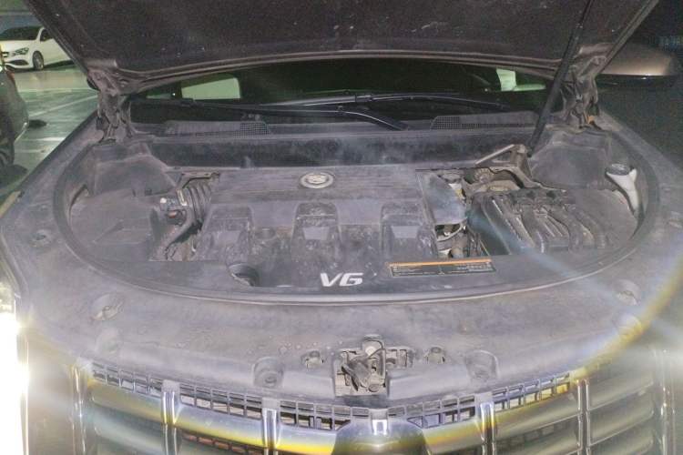 Used Cadillac SRX 2015 3.0L Elite Model Engine Bay