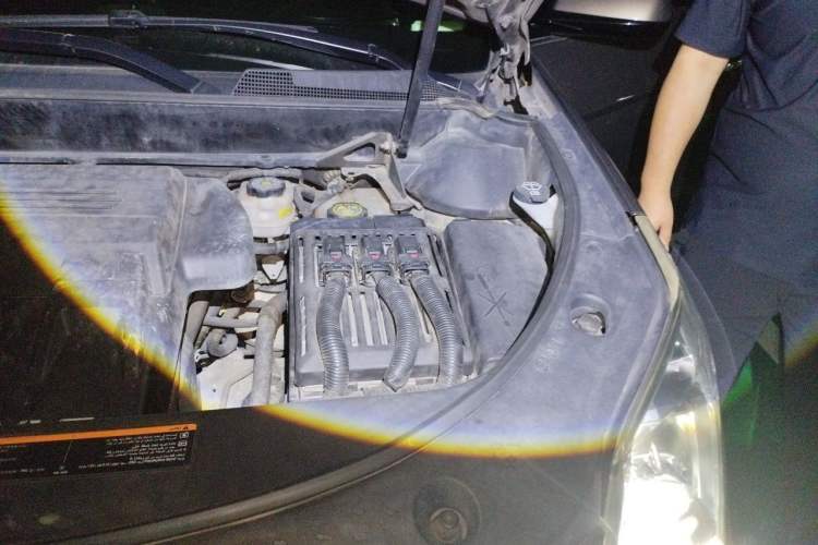 Used Cadillac SRX 2015 3.0L Elite Model Engine Bay Left