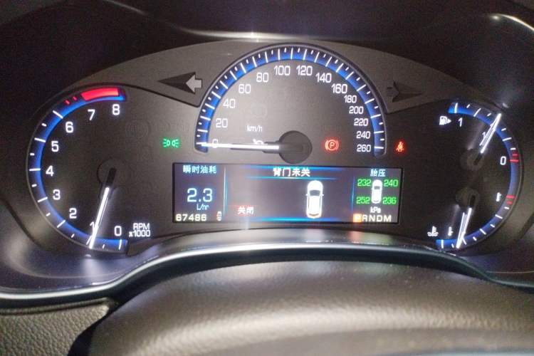 Used Cadillac SRX 2015 3.0L Elite Model Instrument Cluster