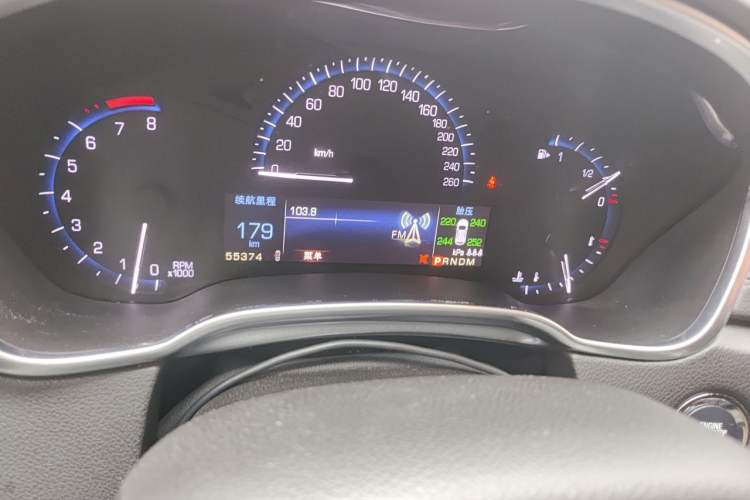 Used Cadillac SRX 2015 3.6L Flagship Edition Odometer Close Up