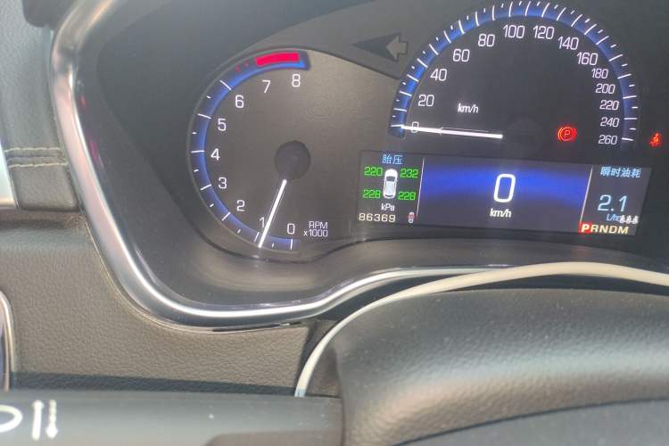 Used Cadillac SRX 2015 3.0L Comfort Version Odometer Close Up
