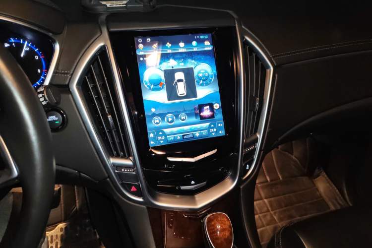 Used Cadillac SRX 2015 3.0L Elite Model Audio And AC Panel