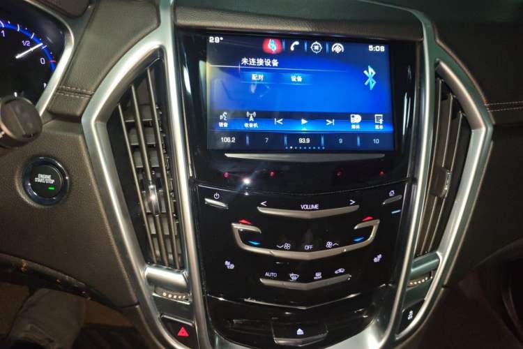 Used Cadillac SRX 2015 3.0L Luxury Model Audio And AC Panel