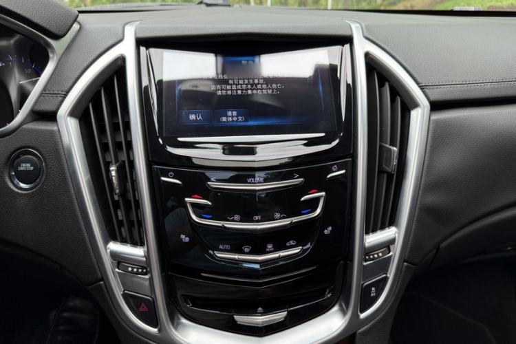 Used Cadillac SRX 2015 3.0L Elite Model Audio And AC Panel