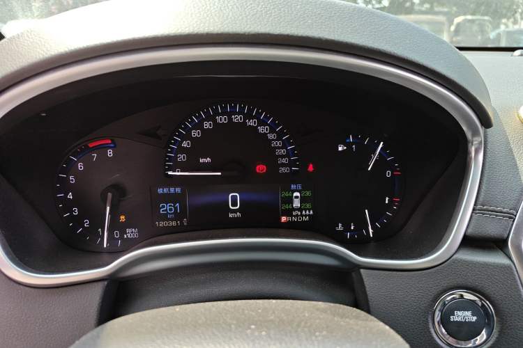 Used Cadillac SRX 2015 3.0L Elite Model Instrument Cluster