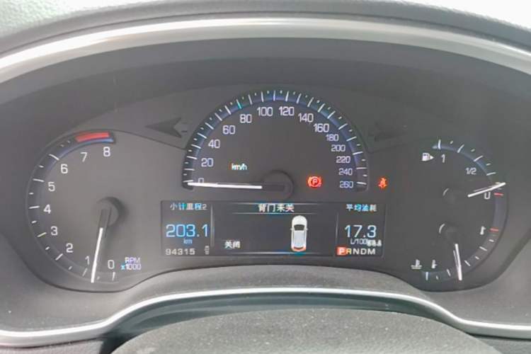 Used Cadillac SRX 2015 3.0L Elite Model Instrument Cluster