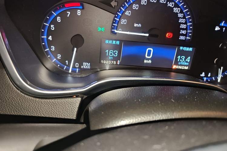 Used Cadillac SRX 2015 3.0L Flagship Model Odometer Close Up
