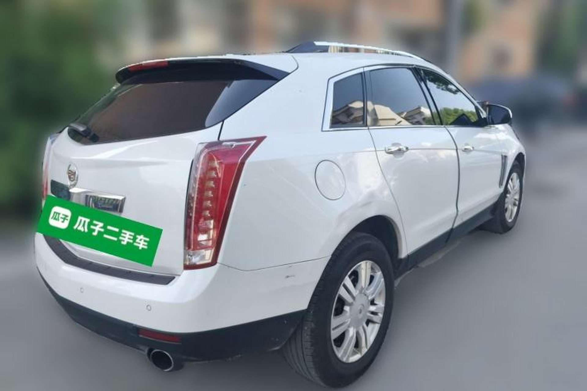 Used Cadillac SRX 2015 3.0L Elite Model Rear Right 45 Deg