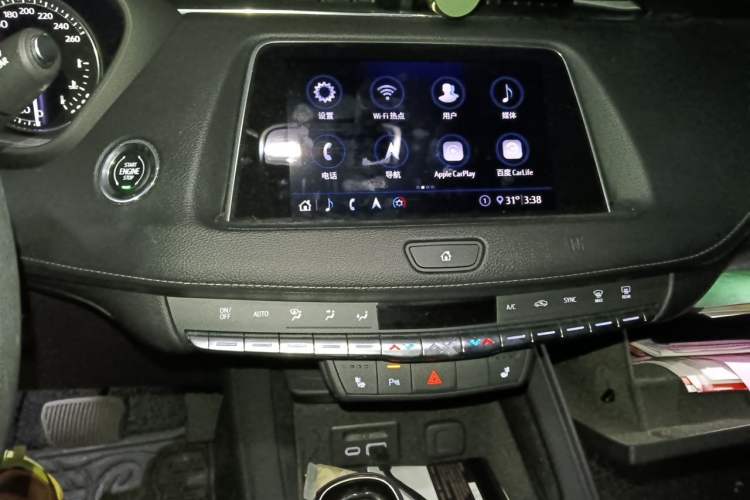 Used Cadillac XT4 2018 28T Two-Wheel Drive Leading Version Audio And AC Panel