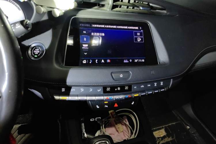 Used Cadillac XT4 2018 28T Two-Wheel Drive Leading Version Audio And AC Panel