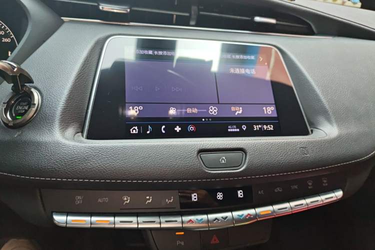 Used Cadillac XT4 2018 28T Two-Wheel Drive Tech Version Audio And AC Panel