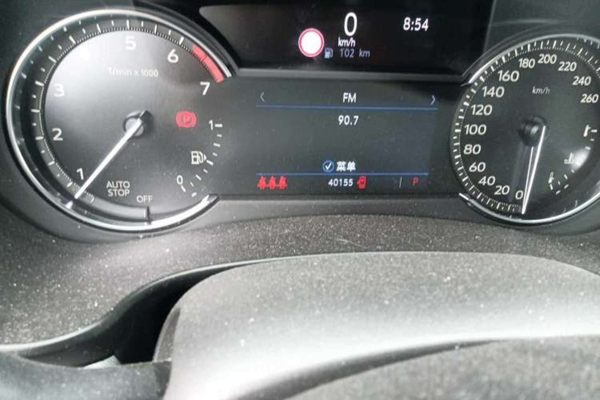 Used Cadillac XT4 2018 28T Two-Wheel Drive Leading Version Odometer Close Up