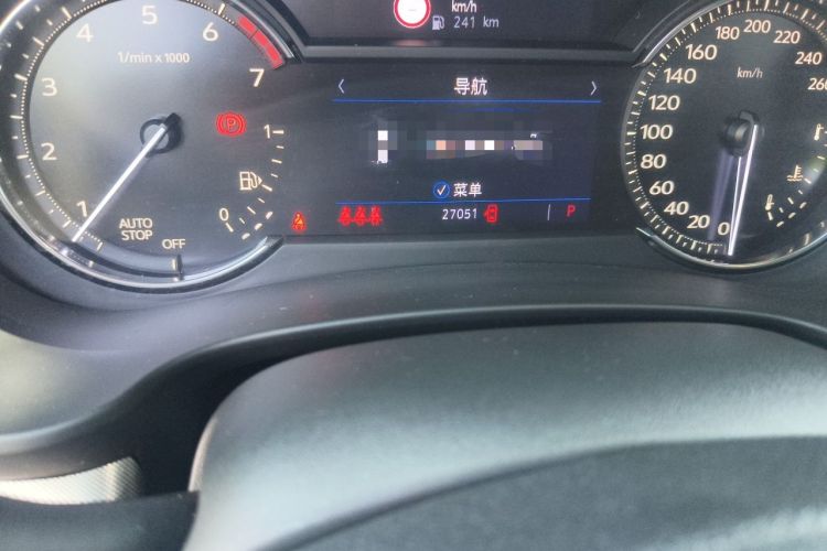 Used Cadillac XT4 2018 28T Two-Wheel Drive Leading Version Odometer Close Up