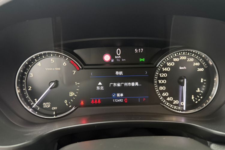 Used Cadillac XT4 2018 28T Two-Wheel Drive Leading Version Odometer Close Up