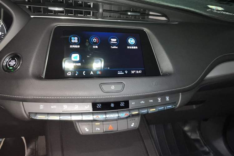 Used Cadillac XT4 2018 28T Two-Wheel Drive Leading Version Audio And AC Panel