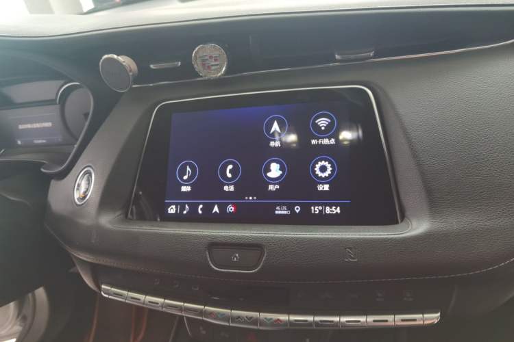 Used Cadillac XT4 2018 28T Two-Wheel Drive Leading Version Audio And AC Panel