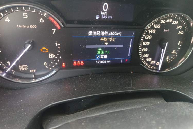 Used Cadillac XT4 2018 28T Two-Wheel-Drive Luxury Model Odometer Close Up