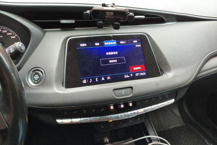 Used Cadillac XT4 2018 28T Four-Wheel Drive Leading Model Audio And AC Panel