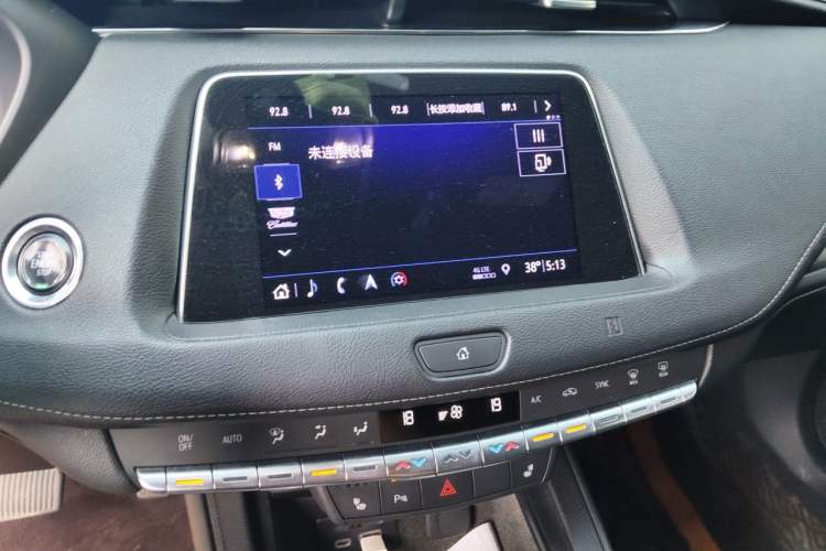 Used Cadillac XT4 2018 28T Two-Wheel Drive Leading Version Audio And AC Panel