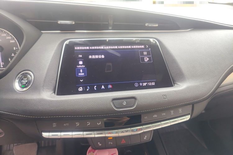 Used Cadillac XT4 2018 28T Two-Wheel Drive Leading Version Audio And AC Panel