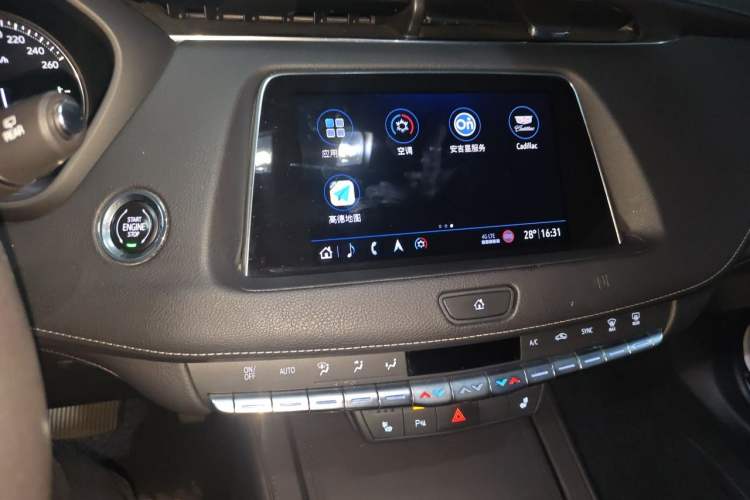 Used Cadillac XT4 2018 28T Two-Wheel Drive Leading Version Audio And AC Panel