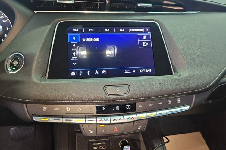 Used Cadillac XT4 2018 28T Two-Wheel Drive Leading Version Audio And AC Panel