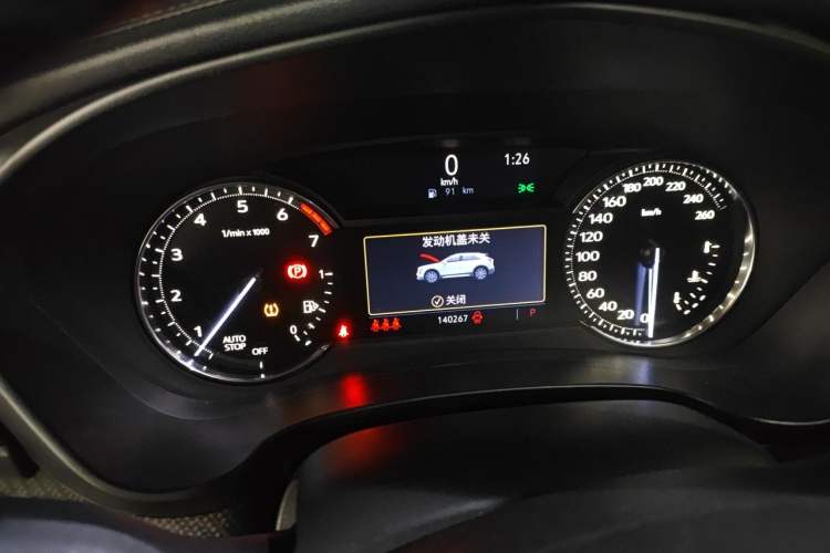 Used Cadillac XT4 2018 28T Two-Wheel Drive Luxury Sport Model Instrument Cluster